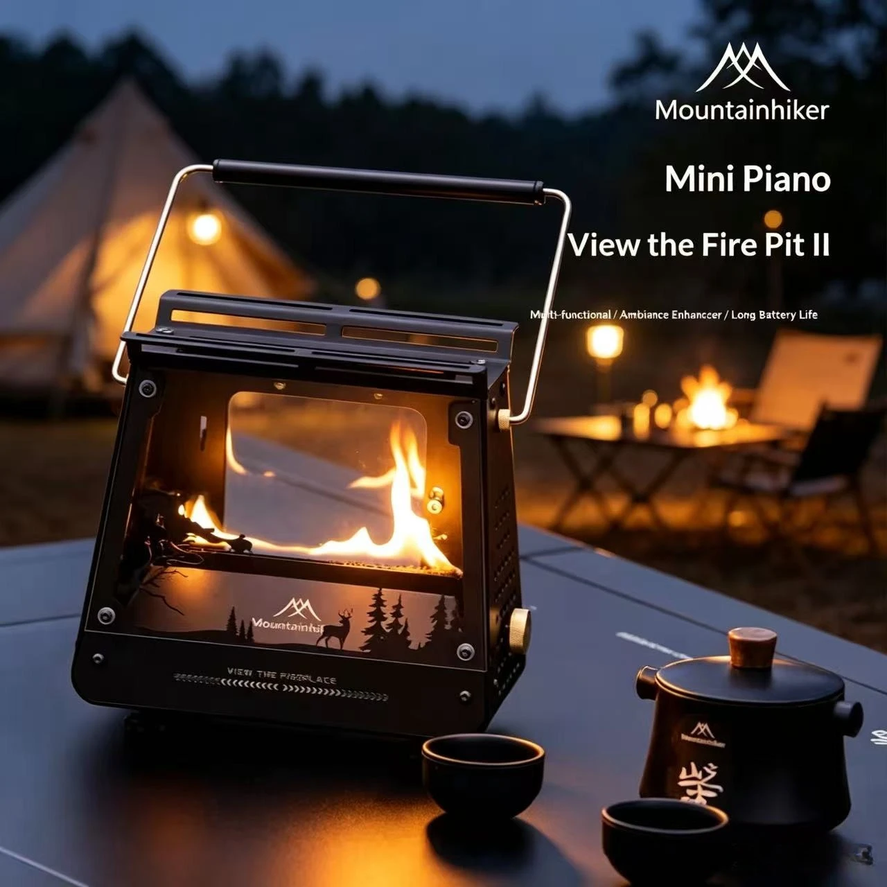 Camping Cooking Open Fire - MOUNTAINHIKEROutdoor Taşınabilir Yağ Sobası Kompakt Açık
