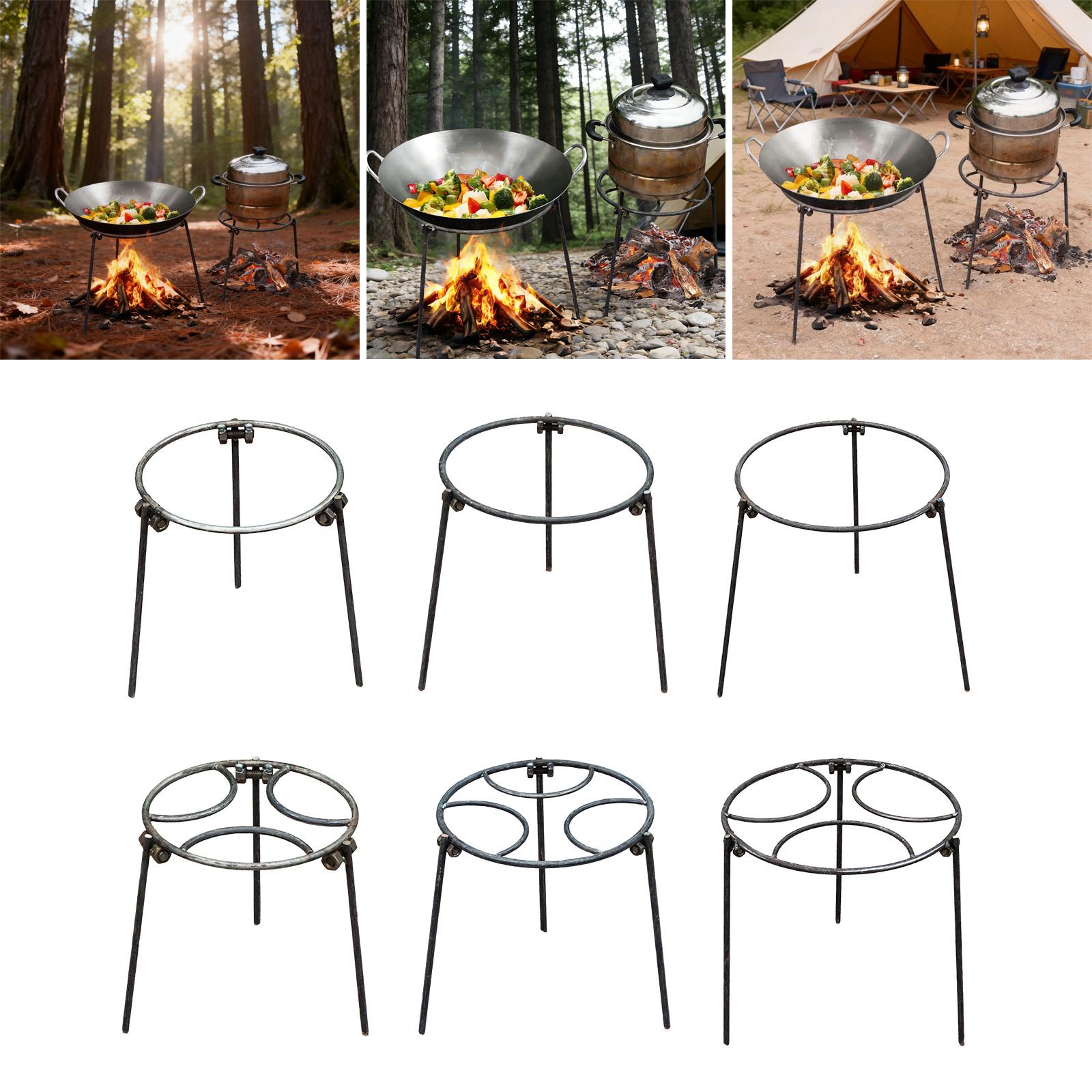 Camping Cooking Open Fire - Kamp Ateşi Tripod'u, Hollanda Fırını Çok
