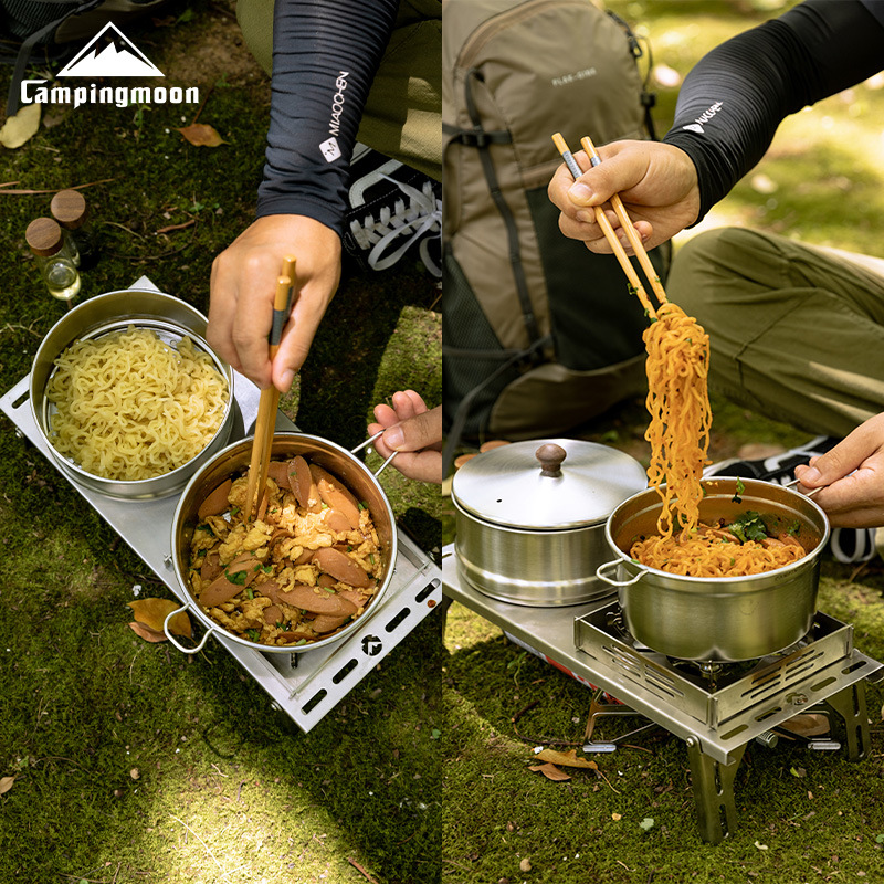 Camping Cooking Noodles - CAMPINGMOON S371 Sera Potu Buharlı Pişirici