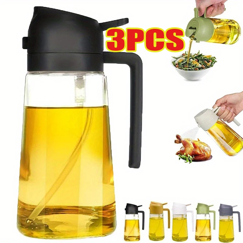 Camping Cooking Oil - Yağ Spreyi 2'si 1 Arada Plastik
