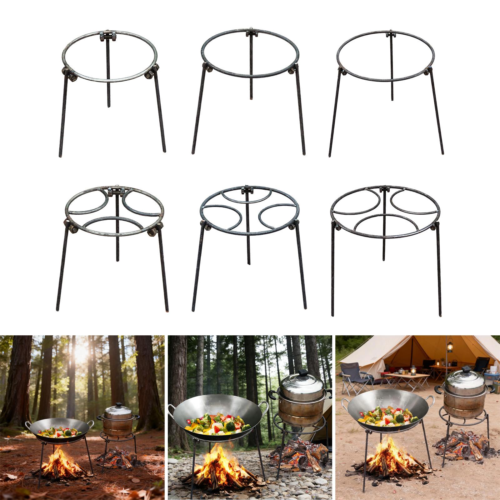 Camping Cooking Open Fire - Katlanır Kamp Ateşi Tripod Dayanıklı Tencere