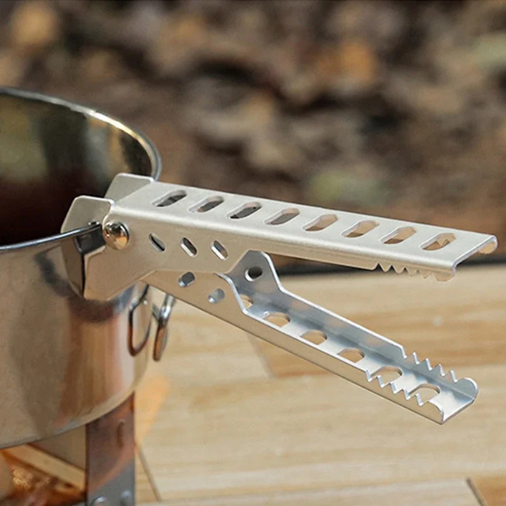 Camping Cooking Hardware - Alüminyum Anti-sıcak Alaşım Klip Kase Tutucu