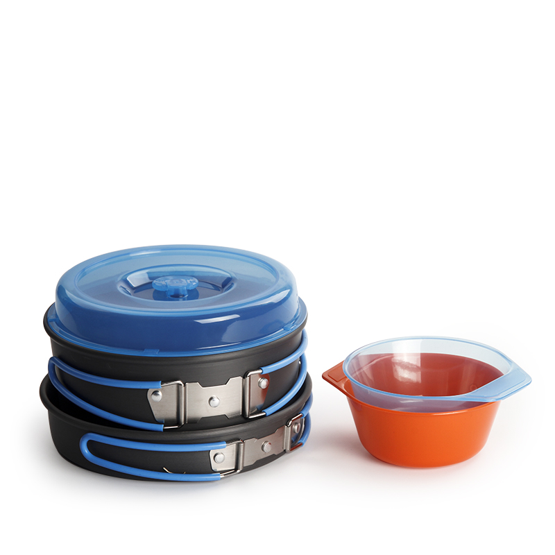Camping Cooking Kits - Kamp Tencere Sırt Çantasıyla Pot Tava