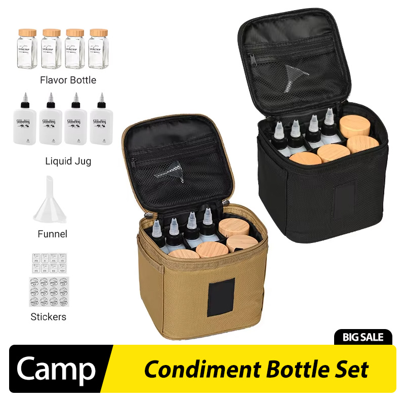 Camping Cooking Oil - Açık Hava Kampı Baharat Şişesi Seti