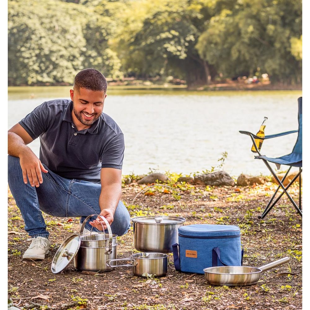 Kamp Yemek Pişirme Seti 304 Pa - Camping Cooking Open Fire incelemesi ve fiyatı