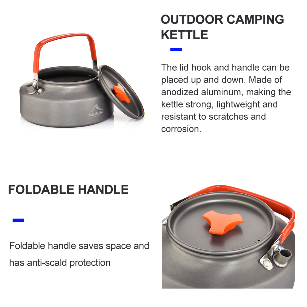 Widesea 1.1L 2L1.5L Kamp Su Is - Camping Cooking Kits incelemesi ve fiyatı