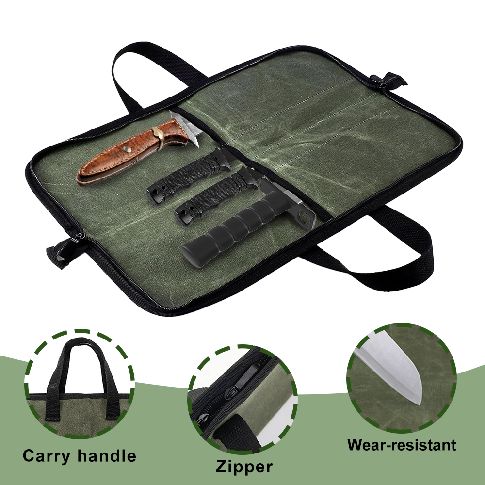 Cilalı Kanvas Bıçak Çantası Ço - Camping Hiking Cooking incelemesi ve fiyatı
