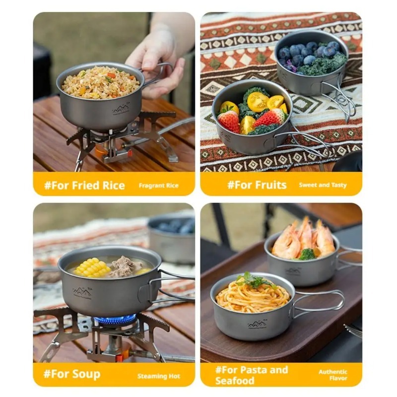Ultralight Titanyum Kamp Tence - Camping Cooking Noodles incelemesi ve fiyatı