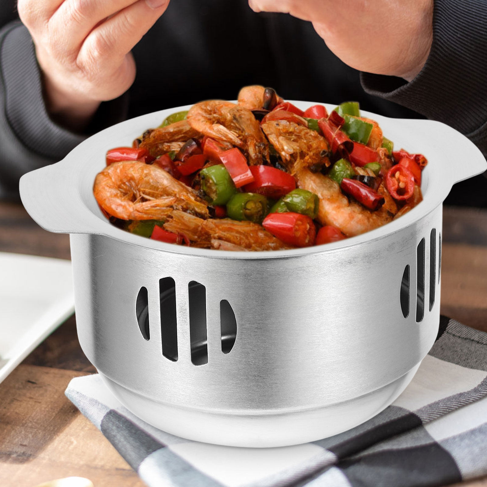 1 Set Paslanmaz Çelik Tencere  - Camping Cooking Noodles incelemesi ve fiyatı