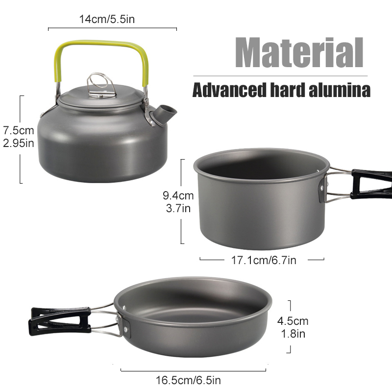 WESTTUNE Kamp Tencere Seti Alü - Camping Hiking Cooking incelemesi ve fiyatı