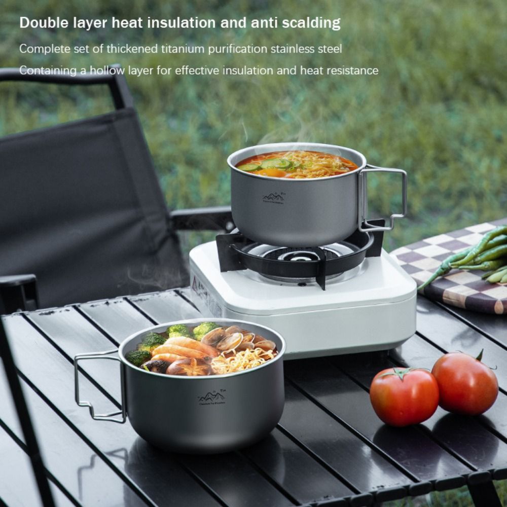 Kompakt Titanyum Alaşımlı Kamp - Camping Cooking Noodles incelemesi ve fiyatı