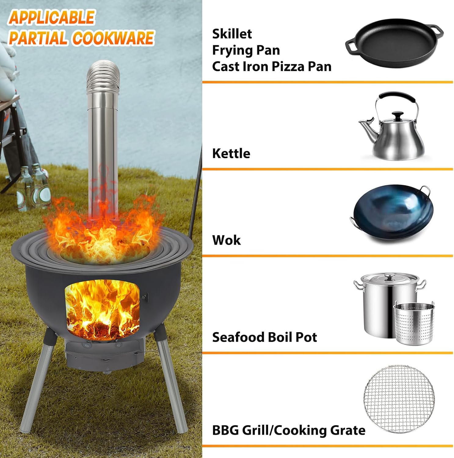Kamp ve Yürüyüş İçin Taşınabil - Camping Hiking Cooking incelemesi ve fiyatı