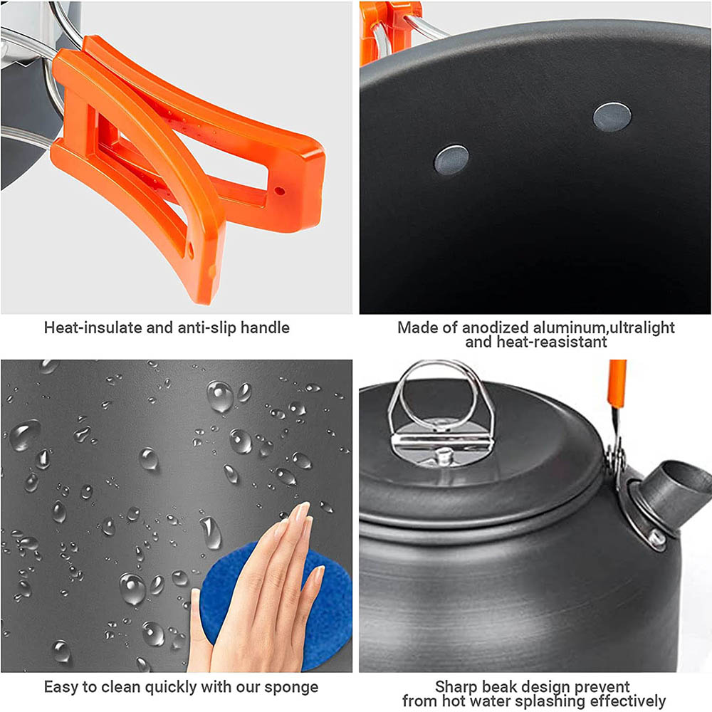 1 adet/1 takım Kamp Tencere Se - Camping Cooking Kits incelemesi ve fiyatı