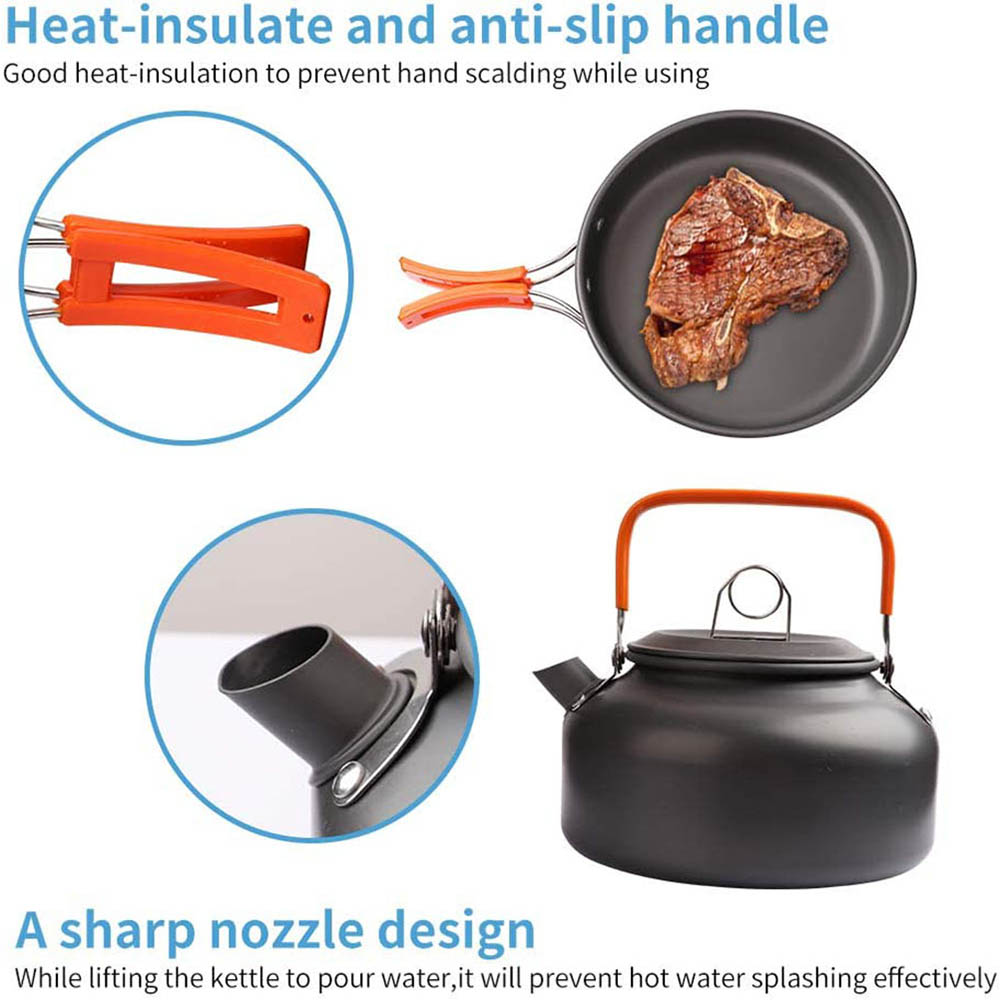 1 adet/1 takım Kamp Tencere Se - Camping Cooking Kits incelemesi ve fiyatı