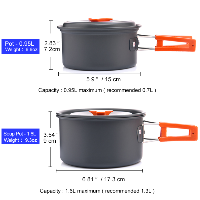 Widesea kamp açık TENCERE SETİ - Camping Cooking Kits incelemesi ve fiyatı