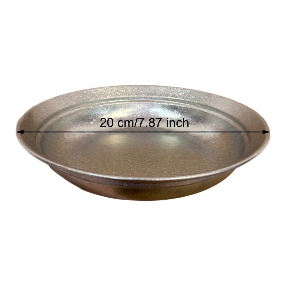 Saf Titanyum Plaka 20cm Gümüş  - Camping Cooking Noodles incelemesi ve fiyatı
