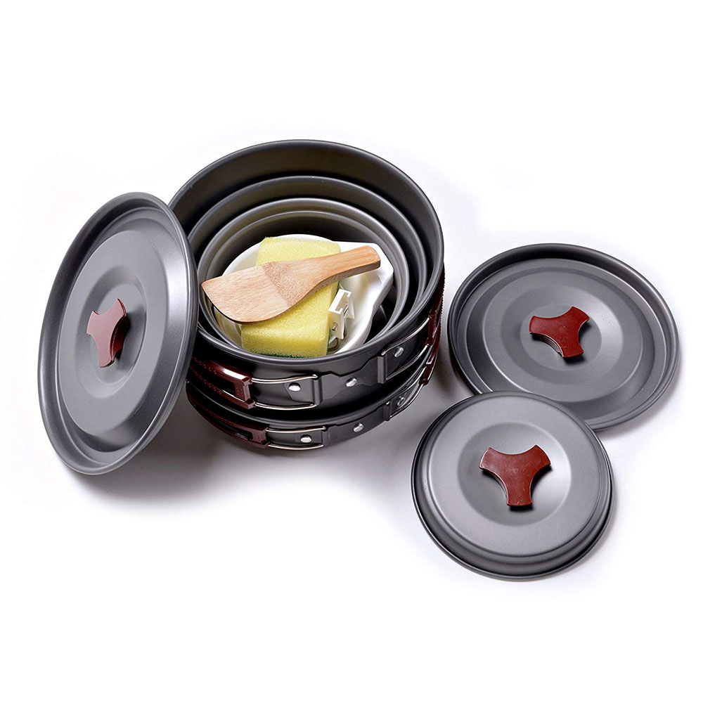 Açık Kamp Tencere Seti Yapışma - Camping Cooking Kits incelemesi ve fiyatı